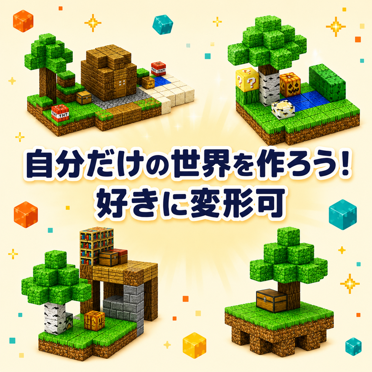 KAORU™ カチッと簡単。遊びながら“考える力”が育つ知育磁石ブロック