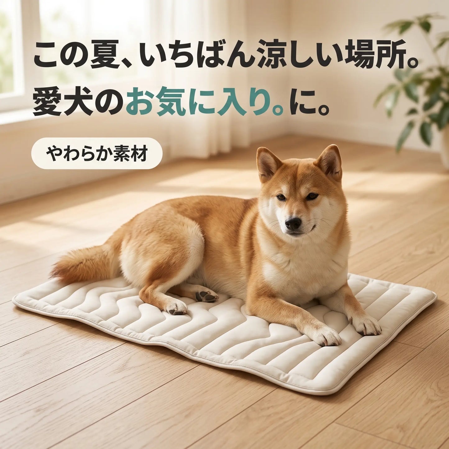 ひんやり涼感マット 犬用ジェル不要クールマット
