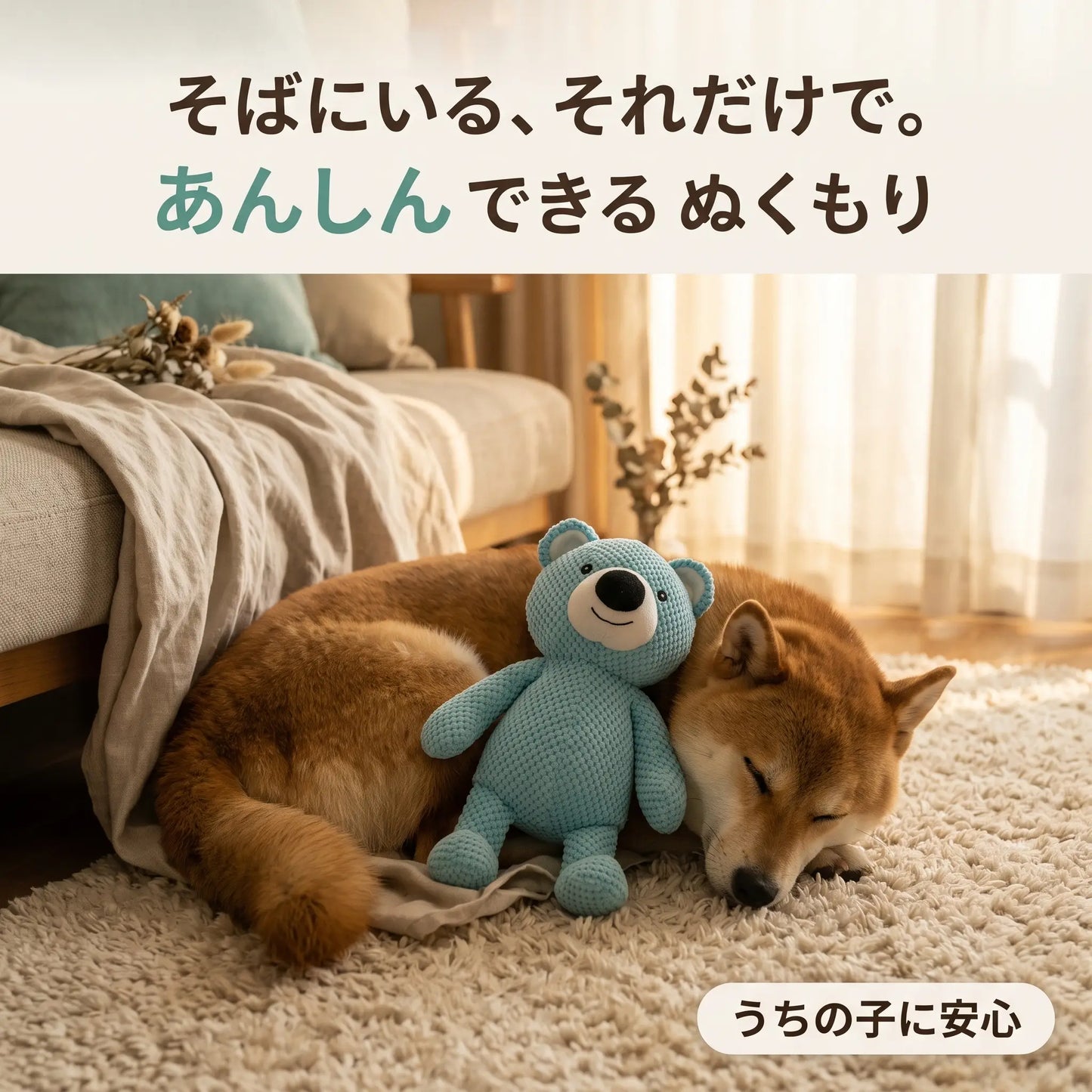 なでなでベア 犬用ぬいぐるみ